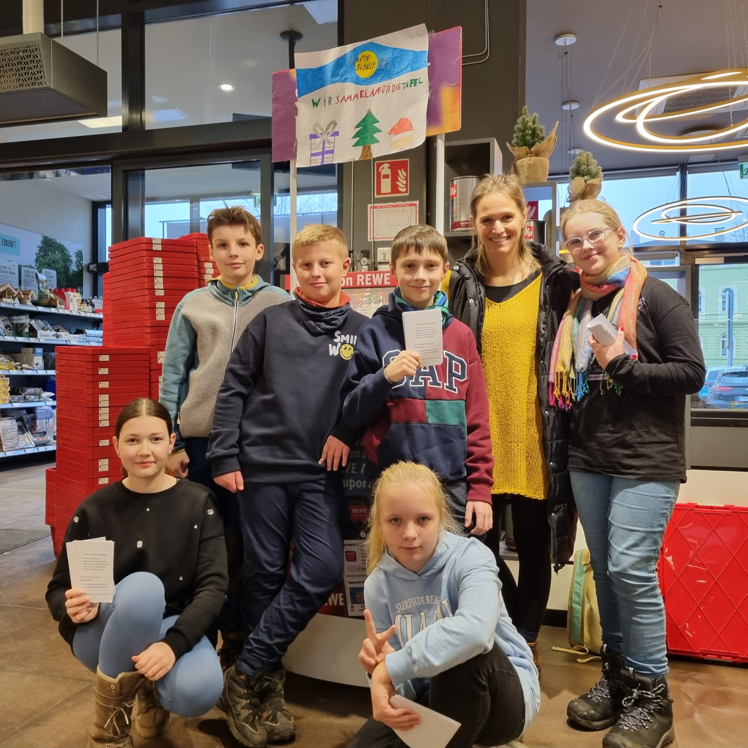 Spendensammelaktion für die Tafel beim Freiwilligentag